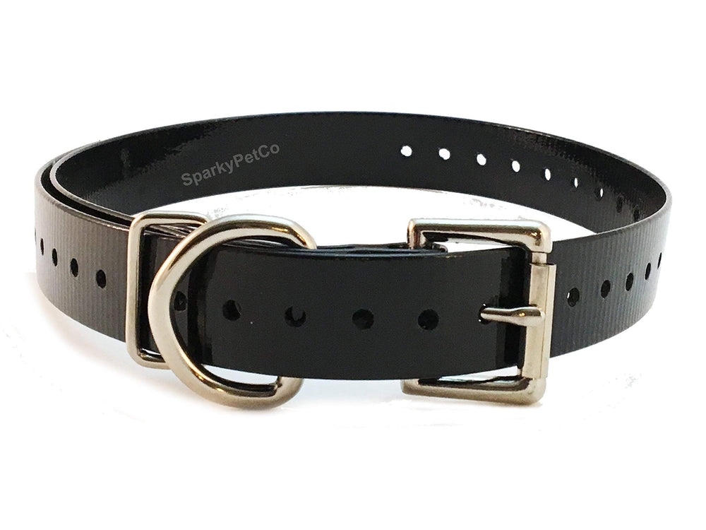 Dogtra correa repuesto negra 3-4x28 pulgadas, compatibilidad amplia para collares eléctricos