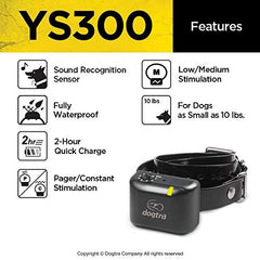 Dogtra YS300 resistencia-agua-ipx9k, preparado para entrenar bajo lluvia.