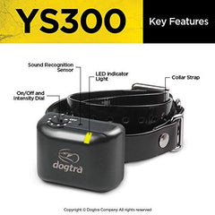 Dogtra YS300 sensor-sonido, reconocimiento de ladridos para corrección precisa.