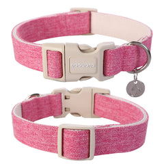 DOGWONG collar con ajuste ajustable para todos los tamaños.
