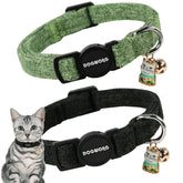 DOGWONG collar para gato con ajuste adjustable para comodidad segura.