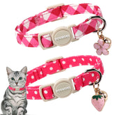 DOGWONG collar gato con ajuste de cuello 7-12 pulgadas para un ajuste cómodo