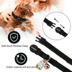 DOGWONG collar para gato con campana para ubicar fácilmente a tu mascota.