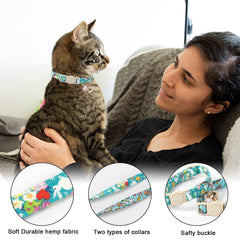 DOGWONG collar gato campana, sonido suave para saber dónde está tu mascota.