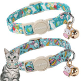 DOGWONG collar gato color huevo, ajuste cómodo para uso diario.