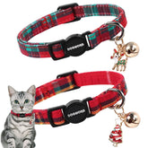 Collar DOGWONG para gatos, paquete doble con opciones de estilo diarias