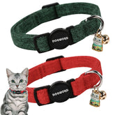 DOGWONG collar gatos, juego doble para estilos diarios.