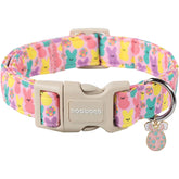 DOGWONG collar pascua conejo mini, diseño suave para paseos seguros.