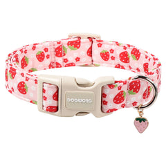 Collar DOGWONG de algodón con margaritas, cómodo para uso diario