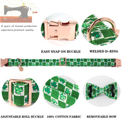 Collar DOGWONG de algodón suave, minimiza irritación en la piel