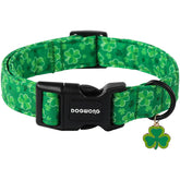 Collar DOGWONG para perro con trébol y ajuste cómodo.