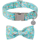 DOGWONG collar con conejo azul para paseos festivos y fotos