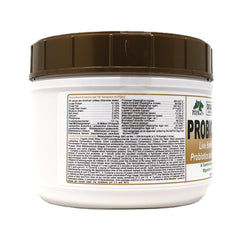 Dogzymes Probiotic Max, etiqueta clara, ayuda a identificar ingredientes beneficiosos.
