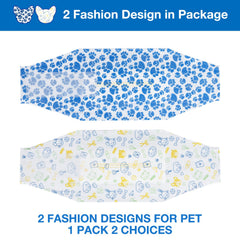 Pañales Dono con diseño de perro, ajuste cómodo para perros pequeños.