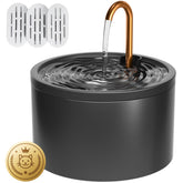 DOOOB fuente cerámica para gatos 2.1L, fácil de limpiar y segura para mascotas.