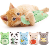 Dorakitten, juguete con hierba gatera, cocodrilo para gatos, ideal para juego relajante