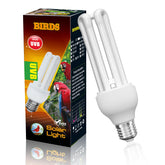 DoRight UVB 5.0 Bulb diseño compacto ideal para jaulas pequeñas.
