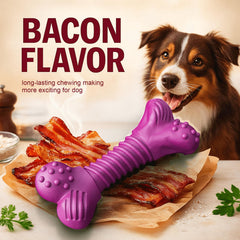 Doudele sabor a tocino atrae a perros, haciendo más divertidas las sesiones de masticación.