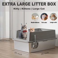 Bandeja DOWANQO para gatos grandes con diseño de tamiz para separación rápida