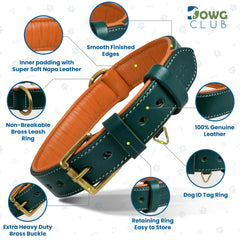 DowgClub collar forro napa impermeable, confort durante caminatas largas