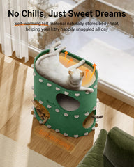 DownyPaws castillo para multigatos, estructura estable para convivencia.