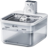 Fuente DownyPaws en acero inoxidable con depósito de 2.5 L para gatos.