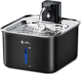 DownyPaws: fuente para gatos en acero inoxidable, agua limpia y duradera