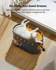 DownyPaws PeekaPurr refugio 360° para descanso seguro