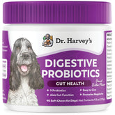 Dr. Harvey's Digestive Probiotic Soft Chews para perros, apoyo digestivo con mezcla de 7 cepas.