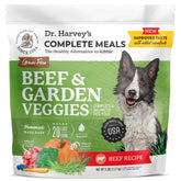 Dr. Harvey's res y verduras deshidratadas: proteína real para una comida completa.