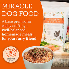 Veg-To-Bowl vegetales deshidratados con nutrientes para perros