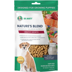 Dr. Marty Mezcla de la Naturaleza para cachorros, alimento crudo liofilizado que apoya movilidad y energía diaria.