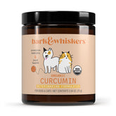 Dr. Mercola Bark & Whiskers Curcumin, frasco de 75 g, apoyo a la movilidad.