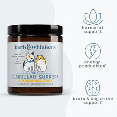 Tiroides en Bark & Whiskers para apoyo endocrino sin hormonas