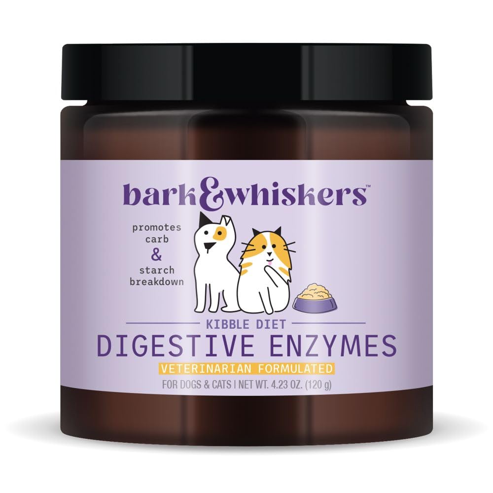 Dr. Mercola Bark & Whiskers frasco de 120 g para digestión suave