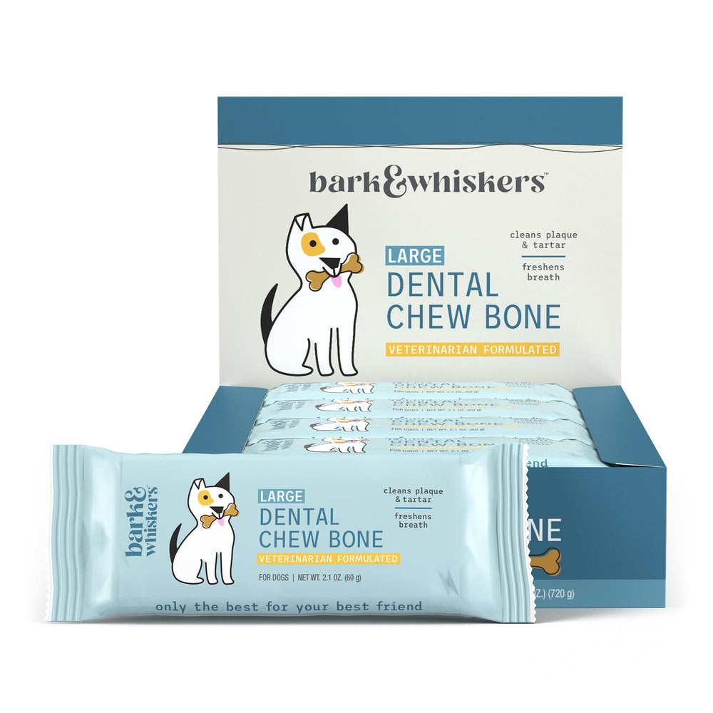 Dr. Mercola Huesos Dentales para Perros Grandes: ayuda a la limpieza dental y al aliento fresco.
