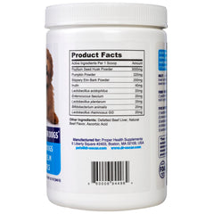 Dr. Oscar Fibra para perros con psyllium, mejora la consistencia de las heces.