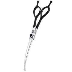 Dragon Creek Tijeras con puntas redondeadas curvas para seguridad durante el grooming.