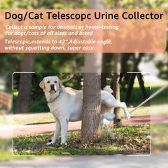 Dreamemo angulación ajustable para recolectar muestras sin molestar a la mascota.