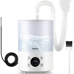 Dreyoo fogger terrario con pantalla digital para ajustar humedad con precisión.