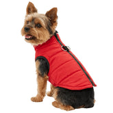 DroolingDog chaleco para perro pequeño, vista frontal, mantiene cálido al perro en invierno