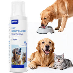 Dr Vet aliento-perro-dosis, tapa dosificadora para dosis precisa en cada bebida.