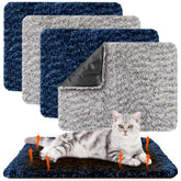 Almohadilla Drydiet auto-calentante 4-pack ideal para confort de gatos sin electricidad.