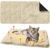 Drydiet alfombrilla gato autocalentante 4 unidades, comodidad cálida para mascotas en casa.