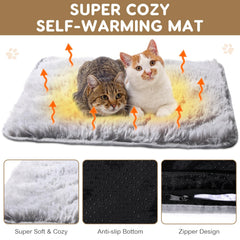 Drydiet cama mascota plush gris, descanso cómodo
