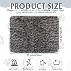 Drydiet superficie suave y abrigada de la almohadilla gato para siestas reconfortantes.