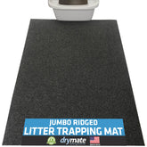 Drymate Jumbo XXL: vista frontal, atrapa arena de gato y reduce el desorden.