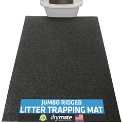 Drymate Jumbo XXL: vista frontal, atrapa arena de gato y reduce el desorden.