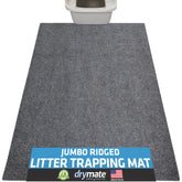 Drymate Jumbo: alfombra atrapa arena con diseño estriado para piso más limpio.