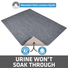 Drymate Jumbo base antideslizante mantiene la alfombra en su lugar.